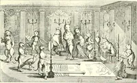 An illustration from L'estampe satirique et la caricature en France au 18e siècle; préf. de Maurice Tourneux (1910)