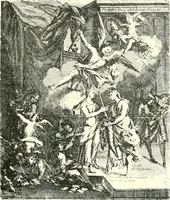 An illustration from L'estampe satirique et la caricature en France au 18e siècle; préf. de Maurice Tourneux (1910)