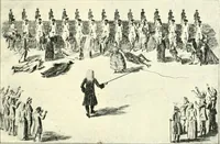 An illustration from L'estampe satirique et la caricature en France au 18e siècle; préf. de Maurice Tourneux (1910)