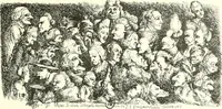 An illustration from L'estampe satirique et la caricature en France au 18e siècle; préf. de Maurice Tourneux (1910)
