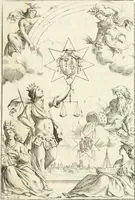 An illustration from Le stelle combattvte dagli elementi : torneo rapresentato in Ferrara da diversi cavalieri per ossequiare il merito infinito dell'emin.mo e reu.mo prencipe il sig. cardinale Sigismondo Chigi, loro dignissimo legato : nel tempo, che si fecero le nozze frà la signora Beatrice Bentivogli e sig. conte Ercole Pepoli (1676)