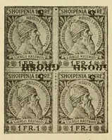 Picture 7 of 7 from Les timbres d'Albanie depuis l'origine jusqu'a la guerre (1915), leaf 16