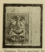 An illustration from Les timbres d'Albanie depuis l'origine jusqu'a la guerre (1915)