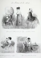 An illustration from Les tortures de la mode (1850)