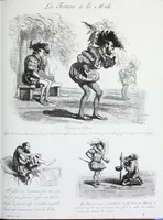 An illustration from Les tortures de la mode (1850)
