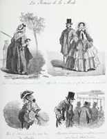 An illustration from Les tortures de la mode (1850)