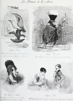 An illustration from Les tortures de la mode (1850)