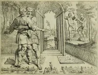 An illustration from Les travavx d'Vlysse (1633)
