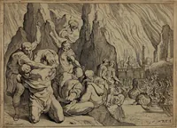 Picture 4 of 33 from Les travavx d'Vlysse (1633), leaf 12