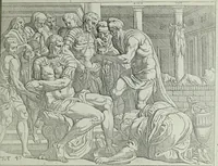 An illustration from Les travavx d'Vlysse (1633)