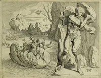 Picture 7 of 33 from Les travavx d'Vlysse (1633), leaf 34