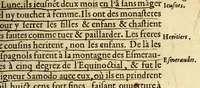 An illustration from Les trois mondes. (1582)