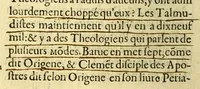 An illustration from Les trois mondes. (1582)