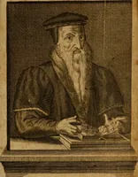 An illustration from Les Vies de Jean Calvin & de Theodore de Beze : mises en Francois (1681)