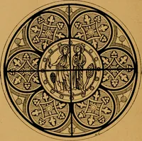 An illustration from Les vitraux (1895)