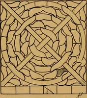 An illustration from Les vitraux (1895)