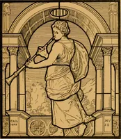 An illustration from Les vitraux (1895)