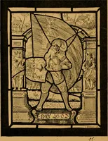 An illustration from Les vitraux (1895)
