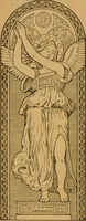 An illustration from Les vitraux (1895)