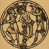 An illustration from Les vitraux (1895)