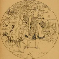 An illustration from Les vitraux (1895)