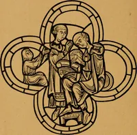 An illustration from Les vitraux (1895)