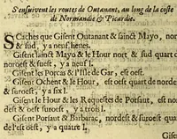An illustration from Les voyages avantureux du capitaine Martin de Hoyarsabal, habitant de Cubiburu. : Contenant les reigles & enseignemens necessaires à la bonne & seure navigation (1669)