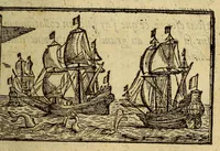 An illustration from Les voyages avantureux du capitaine Martin de Hoyarsabal, habitant de Cubiburu. : Contenant les reigles & enseignemens necessaires à la bonne & seure navigation (1669)