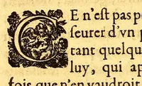 An illustration from Les voyages de la Nouuelle France occidentale, dite Canada: faits par le sr de Champlain Xainctongeois, Capitaine pour le roy en la marine du Ponant, & toutes les descouuertes qu'il a faites en ce païs depuis l'an 1603. iusques en l'an 1629. ... auec vn traicté des qualitez & conditions requises à vn bon & parfait nauigateur pour cognoistre la diuersité des estimes qui se font en la nauigation ... ensemble vne carte generale de la description dudit pays faite en son meridien, selon la declinaison de la guide-aymant; & vn catechisme ou instruction traduite du françois au langage des peuples sauuages de quelque contrée: auec ce qui s'est passé en ladite Nouuelle France en l'année 1631 (1640)