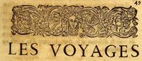 An illustration from Les voyages de la Nouuelle France occidentale, dite Canada: faits par le sr de Champlain Xainctongeois, Capitaine pour le roy en la marine du Ponant, & toutes les descouuertes qu'il a faites en ce païs depuis l'an 1603. iusques en l'an 1629. ... auec vn traicté des qualitez & conditions requises à vn bon & parfait nauigateur pour cognoistre la diuersité des estimes qui se font en la nauigation ... ensemble vne carte generale de la description dudit pays faite en son meridien, selon la declinaison de la guide-aymant; & vn catechisme ou instruction traduite du françois au langage des peuples sauuages de quelque contrée: auec ce qui s'est passé en ladite Nouuelle France en l'année 1631 (1640)