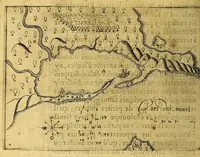 Picture 7 of 13 from Les voyages du sieur de Champlain Xaintongeois, capitaine ordinaire pour le roy, en la marine. : diuisez en deux liures. ou, iournal tres-fidele des obseruations faites és descouuertures de la Nouuelle France ... ensemble deux cartes geografiques ... à laquelle est adiousté le voyage du destroict qu'ont trouué les Anglois, au dessus de Labrador ... en l'an 1612. cerchans vn chemin par le Nord, pour aller à la Chine (1613), leaf 54