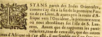 An illustration from Les voyages fameux du sieur Vincent Le Blanc Marseillois, qu'il a faits depuis l'aage de douze ans iusques à soixante, aux quatre parties du monde; a scauoir aux Indes Orientales & Occidentales ... (1649)