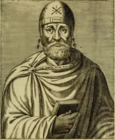 An illustration from Les vrais pourtraits et vies des hommes illustres grecz, latins et payens (1584)