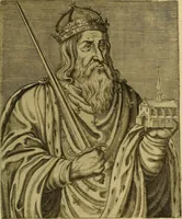 An illustration from Les vrais pourtraits et vies des hommes illustres grecz, latins et payens (1584)