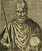 An illustration from Les vrais pourtraits et vies des hommes illustres grecz, latins et payens (1584)