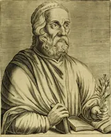 An illustration from Les vrais pourtraits et vies des hommes illustres grecz, latins et payens (1584)