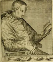 An illustration from Les vrais pourtraits et vies des hommes illustres grecz, latins et payens (1584)
