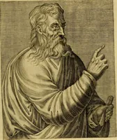 An illustration from Les vrais pourtraits et vies des hommes illustres grecz, latins et payens (1584)