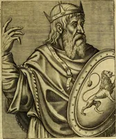 An illustration from Les vrais pourtraits et vies des hommes illustres grecz, latins et payens (1584)
