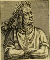 An illustration from Les vrais pourtraits et vies des hommes illustres grecz, latins et payens (1584)