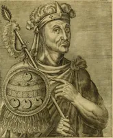 An illustration from Les vrais pourtraits et vies des hommes illustres grecz, latins et payens (1584)