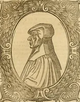 An illustration from Les vrais povrtraits des hommes illvstres en piete et doctrine : dv trauail desquels Diev s'est serui en ces derniers temps, pour remettre sus la vraye Religion en diuers pays de la chrestienté : auec les descriptions de leur vie & de leurs faits plus memorables : plvs, qvaranteqvatre emblemes chrestiens (1581)