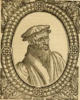 An illustration from Les vrais povrtraits des hommes illvstres en piete et doctrine : dv trauail desquels Diev s'est serui en ces derniers temps, pour remettre sus la vraye Religion en diuers pays de la chrestienté : auec les descriptions de leur vie & de leurs faits plus memorables : plvs, qvaranteqvatre emblemes chrestiens (1581)