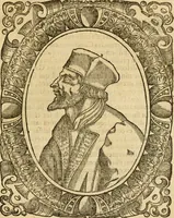 An illustration from Les vrais povrtraits des hommes illvstres en piete et doctrine : dv trauail desquels Diev s'est serui en ces derniers temps, pour remettre sus la vraye Religion en diuers pays de la chrestienté : auec les descriptions de leur vie & de leurs faits plus memorables : plvs, qvaranteqvatre emblemes chrestiens (1581)