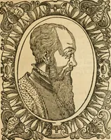 An illustration from Les vrais povrtraits des hommes illvstres en piete et doctrine : dv trauail desquels Diev s'est serui en ces derniers temps, pour remettre sus la vraye Religion en diuers pays de la chrestienté : auec les descriptions de leur vie & de leurs faits plus memorables : plvs, qvaranteqvatre emblemes chrestiens (1581)