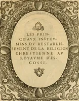 Picture 93 of 152 from Les vrais povrtraits des hommes illvstres en piete et doctrine : dv trauail desquels Diev s'est serui en ces derniers temps, pour remettre sus la vraye Religion en diuers pays de la chrestienté : auec les descriptions de leur vie & de leurs faits plus memorables : plvs, qvaranteqvatre emblemes chrestiens (1581), leaf 214