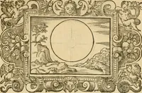 An illustration from Les vrais povrtraits des hommes illvstres en piete et doctrine : dv trauail desquels Diev s'est serui en ces derniers temps, pour remettre sus la vraye Religion en diuers pays de la chrestienté : auec les descriptions de leur vie & de leurs faits plus memorables : plvs, qvaranteqvatre emblemes chrestiens (1581)