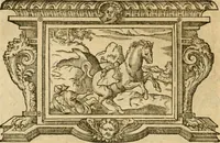 An illustration from Les vrais povrtraits des hommes illvstres en piete et doctrine : dv trauail desquels Diev s'est serui en ces derniers temps, pour remettre sus la vraye Religion en diuers pays de la chrestienté : auec les descriptions de leur vie & de leurs faits plus memorables : plvs, qvaranteqvatre emblemes chrestiens (1581)