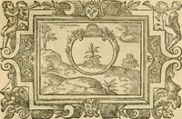 An illustration from Les vrais povrtraits des hommes illvstres en piete et doctrine : dv trauail desquels Diev s'est serui en ces derniers temps, pour remettre sus la vraye Religion en diuers pays de la chrestienté : auec les descriptions de leur vie & de leurs faits plus memorables : plvs, qvaranteqvatre emblemes chrestiens (1581)