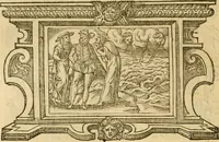 An illustration from Les vrais povrtraits des hommes illvstres en piete et doctrine : dv trauail desquels Diev s'est serui en ces derniers temps, pour remettre sus la vraye Religion en diuers pays de la chrestienté : auec les descriptions de leur vie & de leurs faits plus memorables : plvs, qvaranteqvatre emblemes chrestiens (1581)